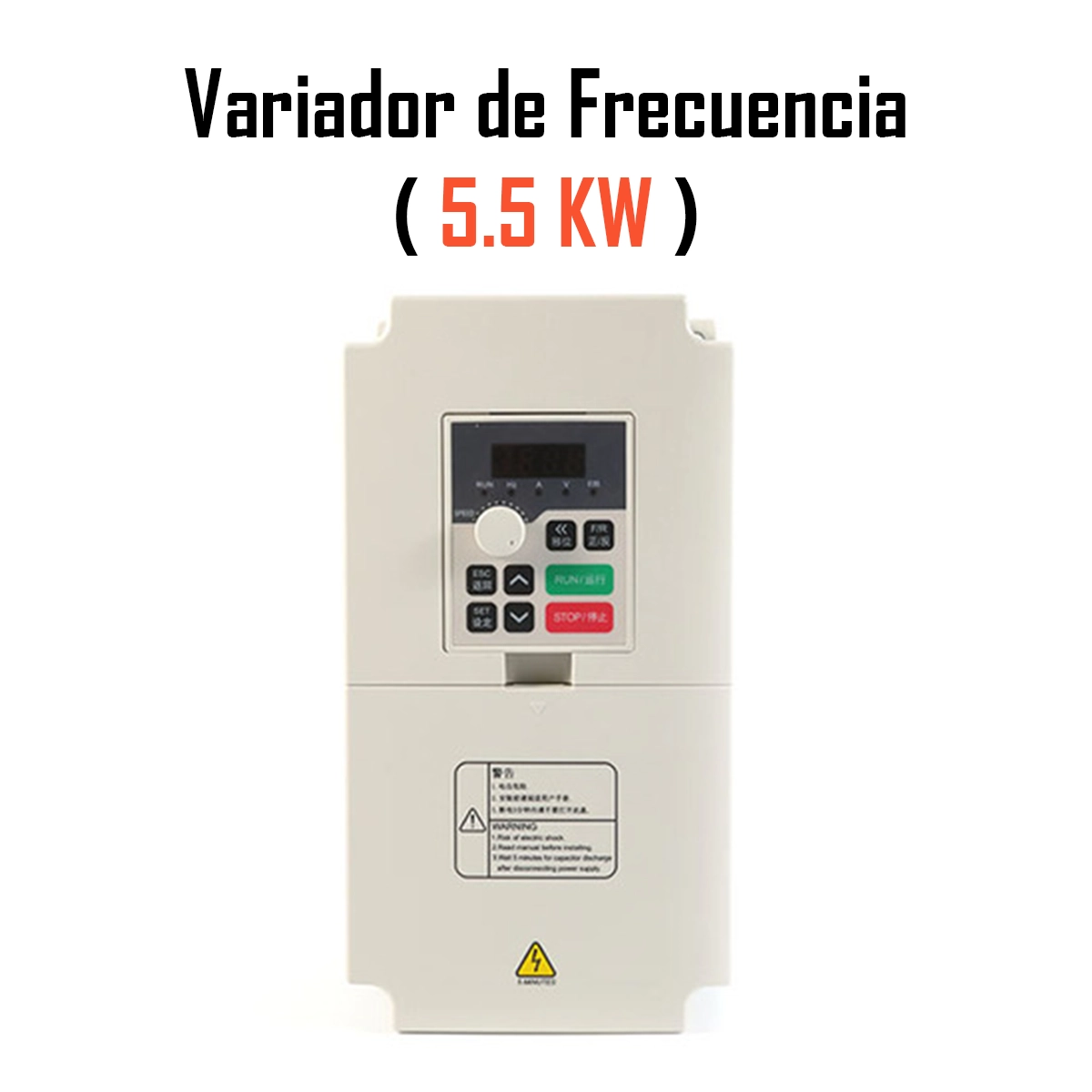 VARIADOR DE FRECUENCIA VFD 5,5Kw