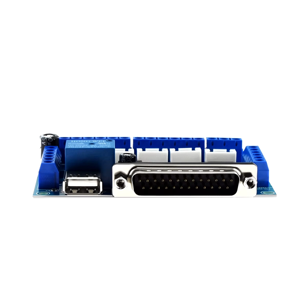 Tarjeta controladora MACH3 DB25 de 5 Ejes Azul con Puerto Paralelo CNC - Imagen 3