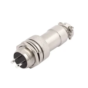 Conector aviador GX12 de 2 pines (4 UND)