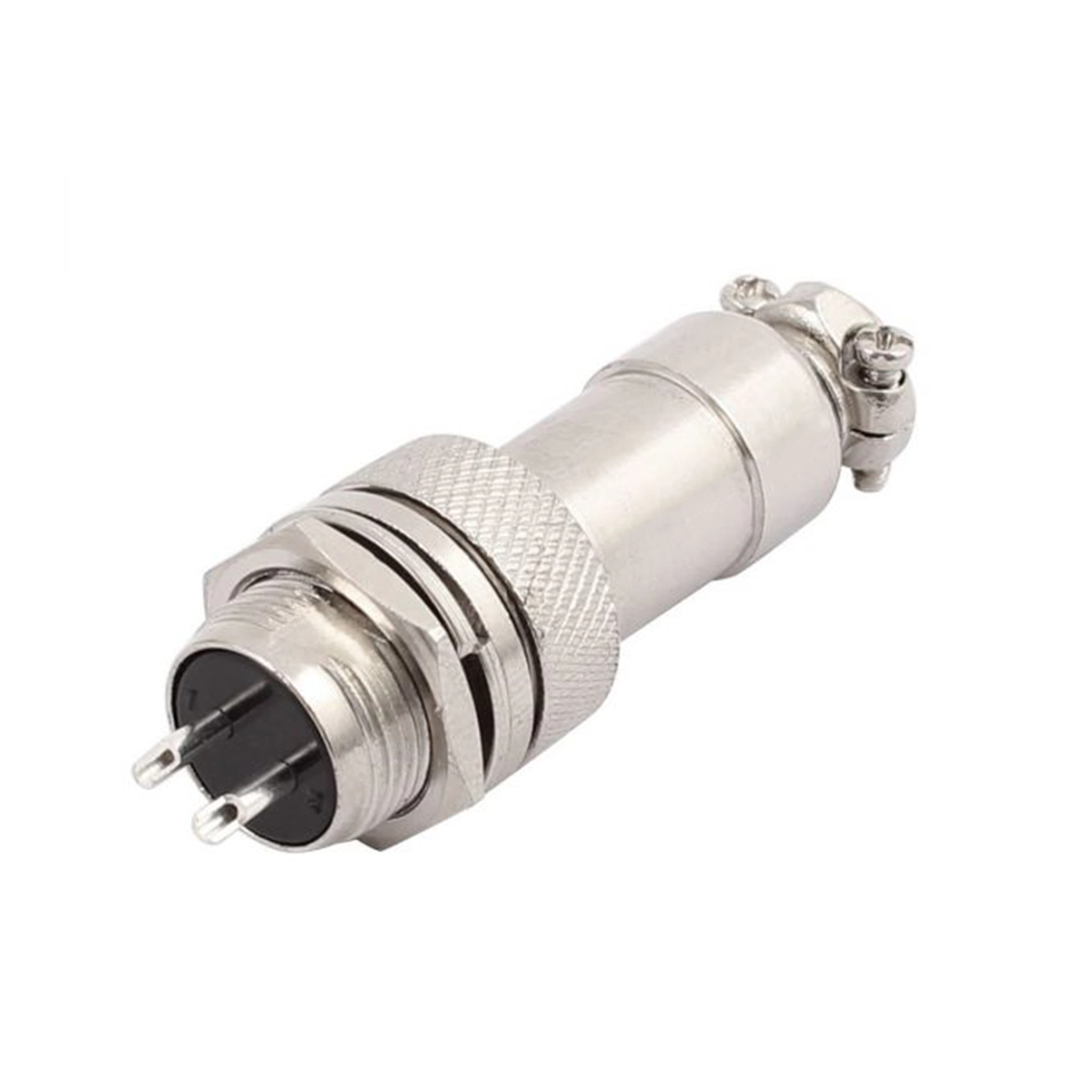 Conector aviador GX12 de 2 pines (4 UND)
