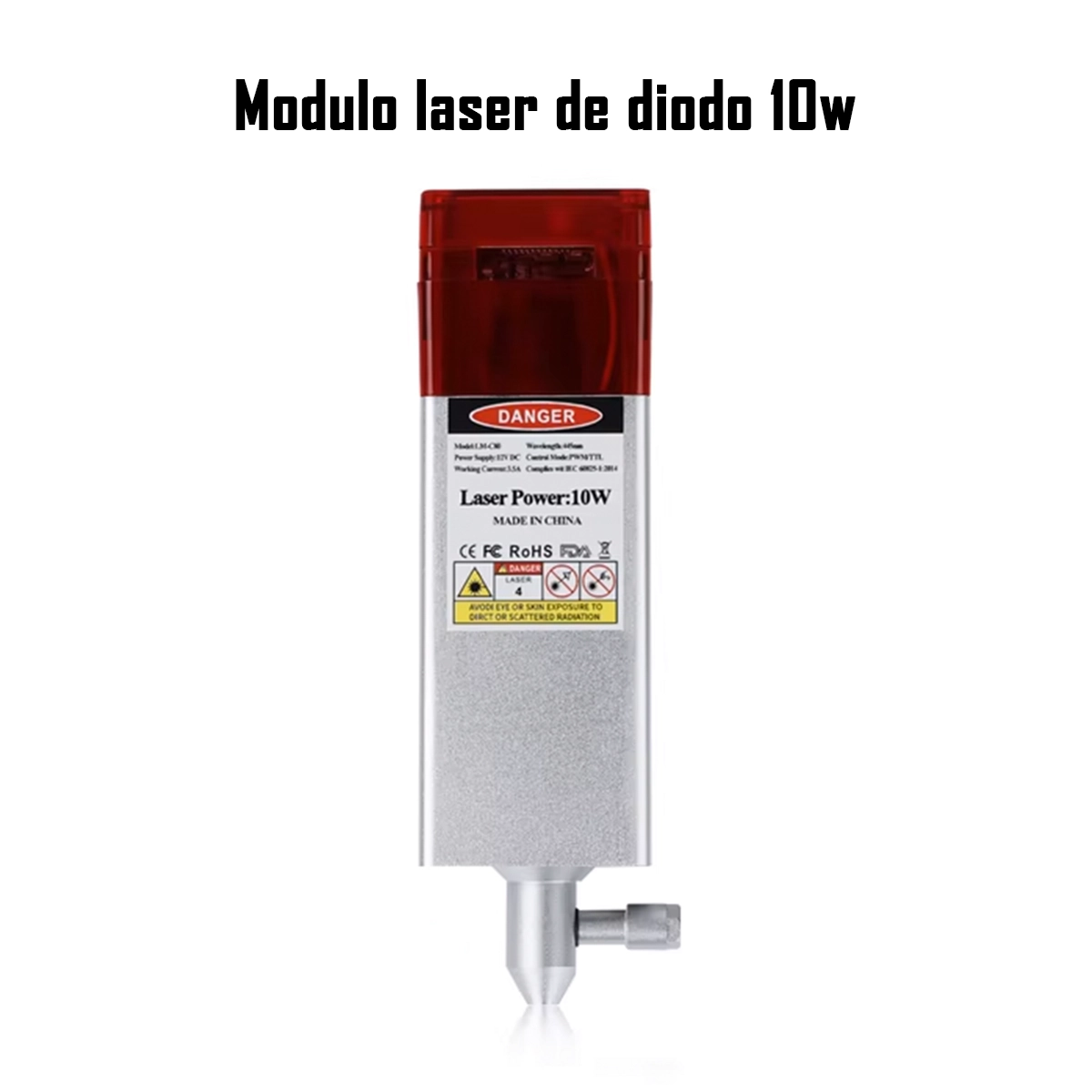 Modulo Laser Diodo Potencia Óptica 10W - Imagen 2