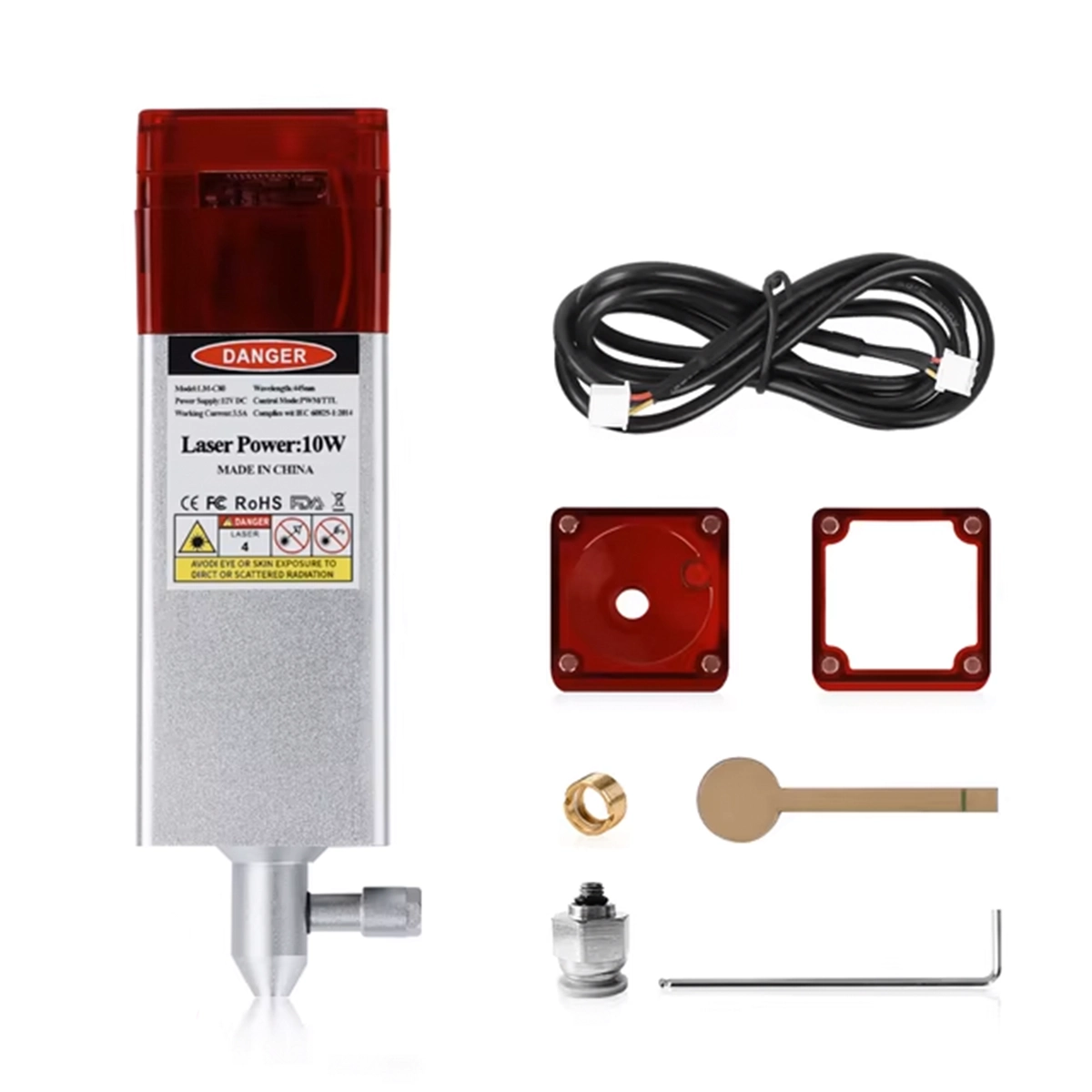Modulo Laser Diodo Potencia Óptica 10W